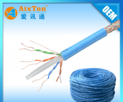 CAT6 SFTP NETWORK CABLE BRAIDED SHIELDED  INDOOR ETHERNET CABLE