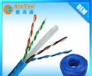 CAT6 UTP CABLE FLUKE TEST PASSED BARE COPPER CABLE