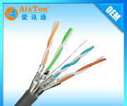CAT6A FTP CABLE SOLID BARE COPPER 10 GIGABIT CABLE