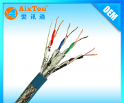 CAT7 SFTP CABLE 23AWG 0.58MM 10 GIGABIT SOLID BARE COPPER CABLE