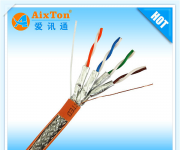 CAT7 SOLID BARE COPPER CABLE SFTP CABLE WITH LSZH JACKET