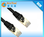 CAT5E SFTP SHIELDED PATCH CORD 4P 26AWG RJ45 PATCH CORD