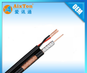 RG58 BARE COPPER COAXIAL CABLE WITH POWER CABLE