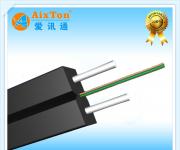 单模单芯皮线光缆 GJXFH蝶形双钢丝  FTTH光缆