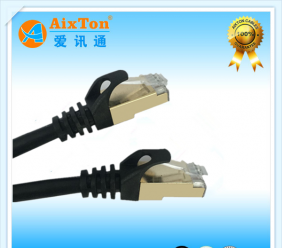 CAT6A万兆屏蔽跳线