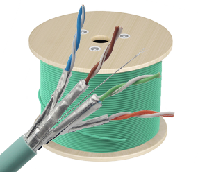 超六类铝箔对绞屏蔽网线