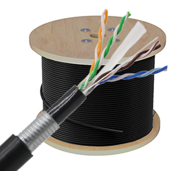 六类室外非屏蔽钢带铠装光缆