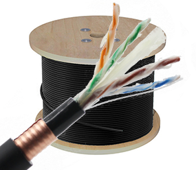六类非屏蔽钢带铠装充油网线