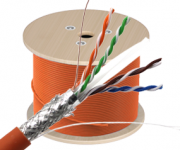 六类室内双屏蔽低烟无卤过测网线