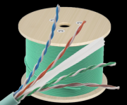 超六类非屏蔽低烟无卤网线