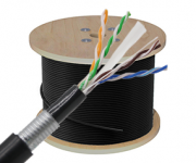 六类室外非屏蔽钢带铠装光缆