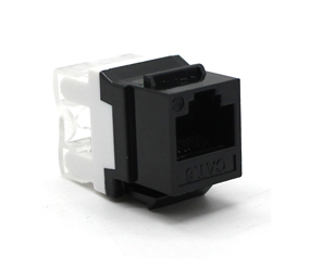 六类非屏蔽180度打线模块 黑白款