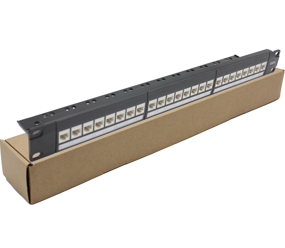 六类24口非屏蔽配线架 模块式