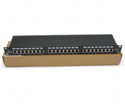 六类24口屏蔽配线架 1U