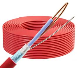 2*1.5mm²无氧铜火警线 陶瓷硅胶绝缘 云母带防火线